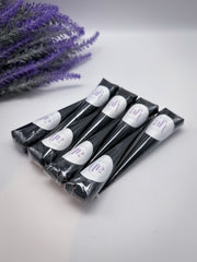 Eight Amarya Henna Jagua cones neatly arranged side by side in a row