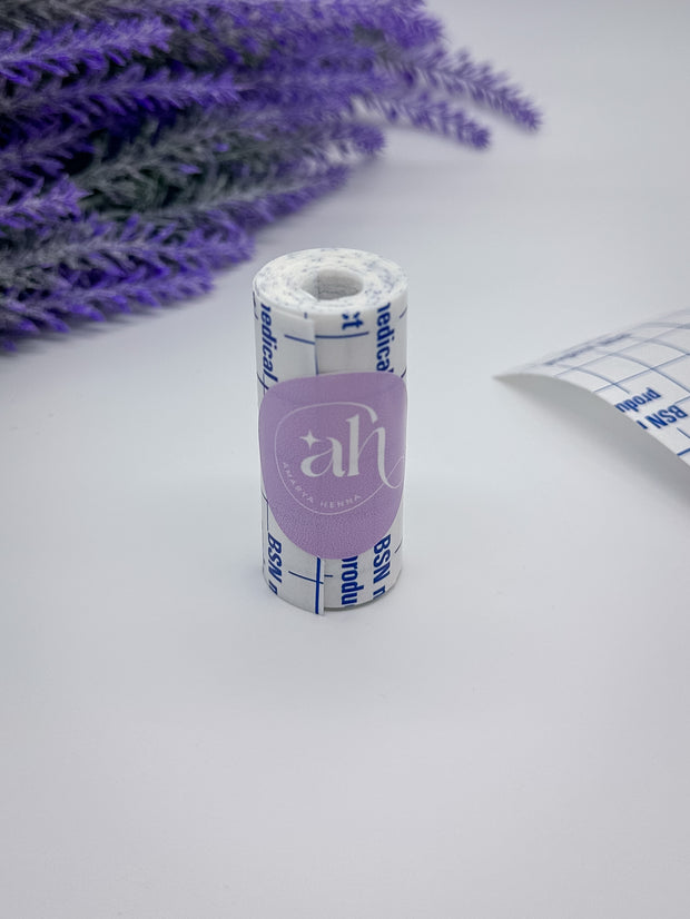 This image shows Amarya Henna Mefix tape for longer-lasting henna designs, available in 3ft and 6ft rolls