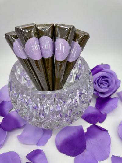 Pregnancy safe henna cones by Amarya Henna 