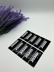 This image shows African-style finger stencils by Amarya Henna, designed for easy tracing of traditional patterns.