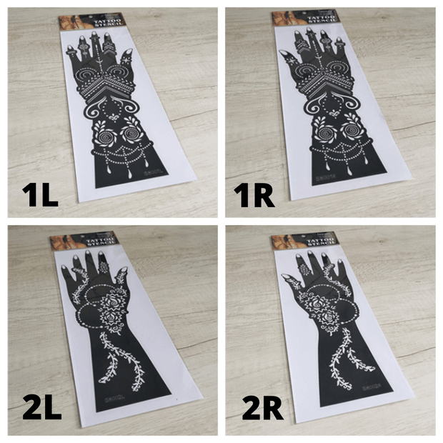 Hand Stencils for Henna Beginners